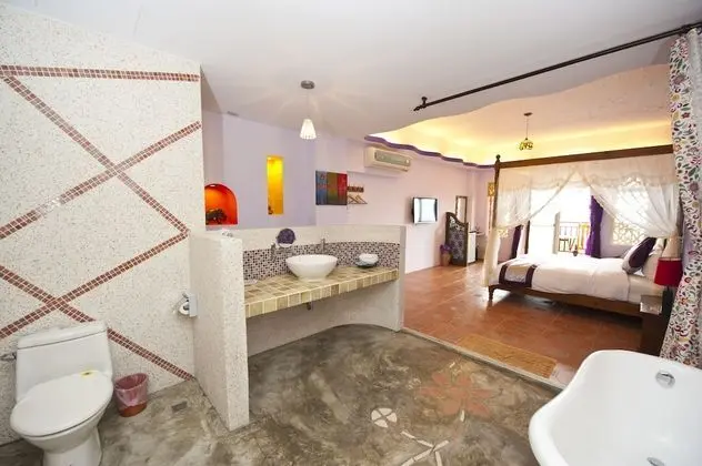 Romantic Tek Büyük Yataklı Oda, 1 Çift Kişilik Yatak, Okyanus Manzaralı