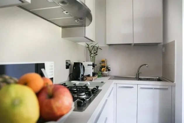 Deluxe Apart Daire, Mutfak, Deniz Manzaralı