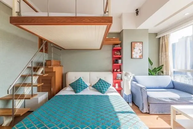 Çatı Katı (Loft), 2 Çift Kişilik Yatak