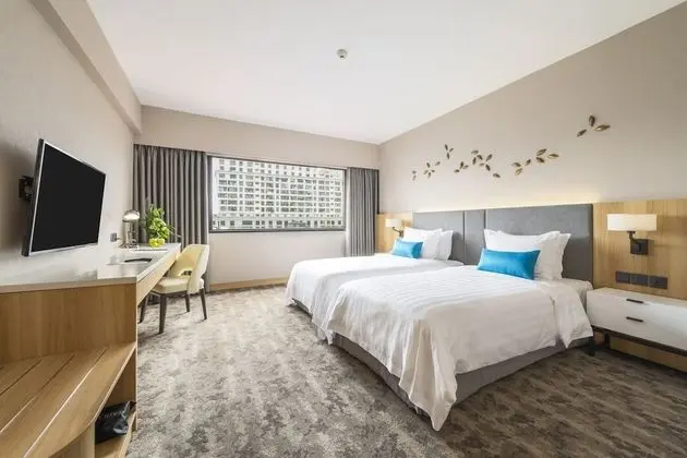 Premium Tek Büyük veya İki Ayrı Yataklı Oda, Birden Çok Yatak, Şehir Manzaralı