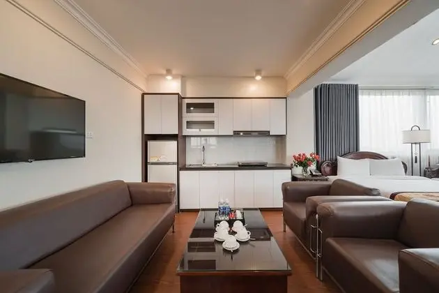 Family Süit, 1 Yatak Odası, Mutfak, Şehir Manzaralı (1 King Bed and 2 Single Beds)