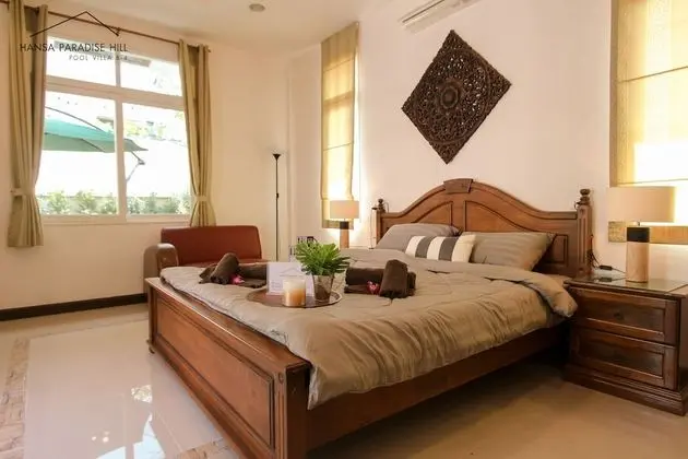Deluxe Villa, 3 Yatak Odası, Havuz Manzaralı, Zemin Kat
