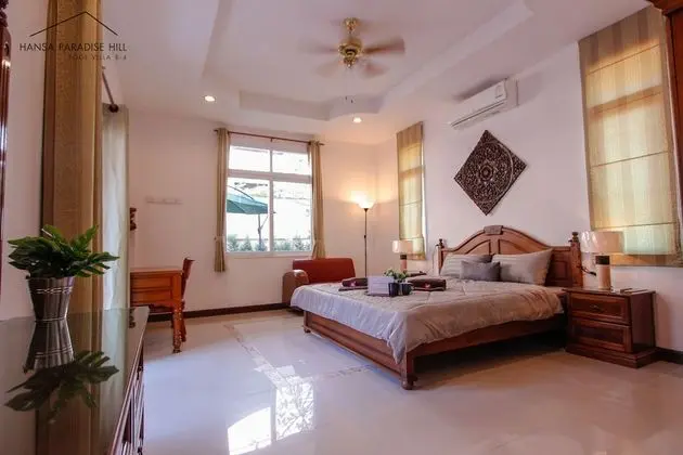 Deluxe Villa, 3 Yatak Odası, Havuz Manzaralı, Zemin Kat