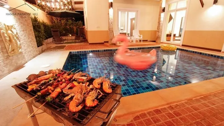 Deluxe Villa, 3 Yatak Odası, Havuz Manzaralı, Zemin Kat