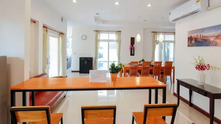 Deluxe Villa, 3 Yatak Odası, Havuz Manzaralı, Zemin Kat