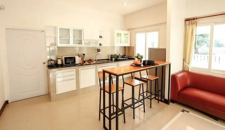 Deluxe Villa, 3 Yatak Odası, Havuz Manzaralı, Zemin Kat