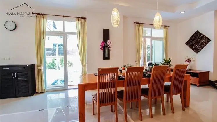 Deluxe Villa, 3 Yatak Odası, Havuz Manzaralı, Zemin Kat