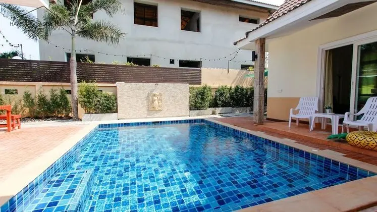 Deluxe Villa, 3 Yatak Odası, Havuz Manzaralı, Zemin Kat