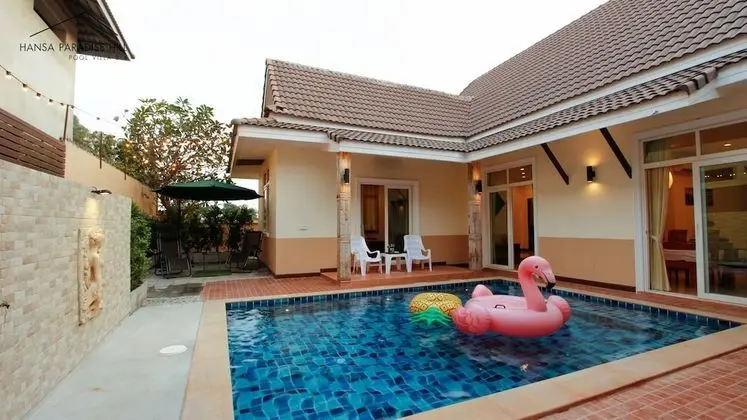 Deluxe Villa, 3 Yatak Odası, Havuz Manzaralı, Zemin Kat