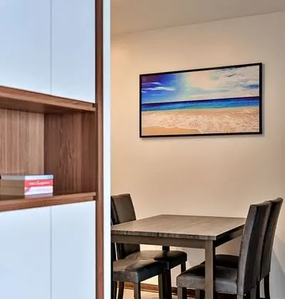 Premier Apart Daire, 1 Büyük (Queen) Boy Yatak, Mutfak, Göl Kenarı
