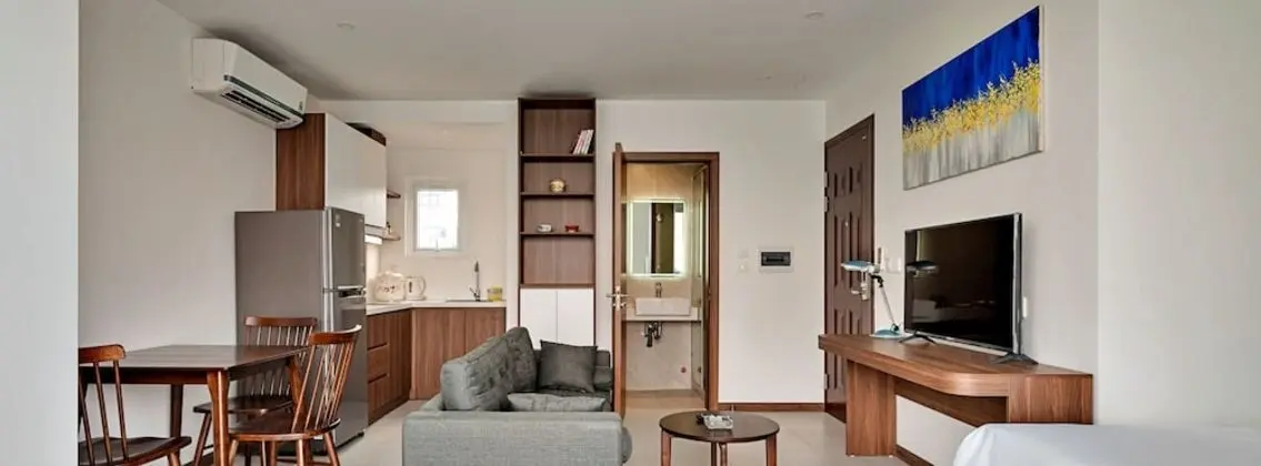 Premier Apart Daire, 1 Büyük (Queen) Boy Yatak, Mutfak, Göl Kenarı