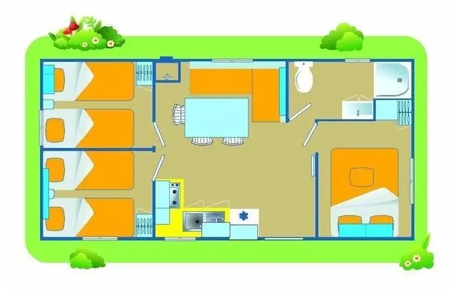 Premium Karavan, 3 Yatak Odası