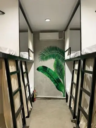 A Bed in an 8-Bed Mixed Dormitory Room