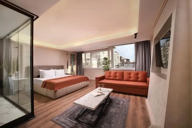 King Suite - Jakuzili, Kara Manzaralı