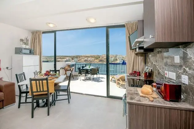 Comfort Çatı Katı Süiti (Penthouse), 1 Yatak Odası, Deniz Manzaralı