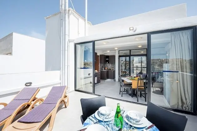 Comfort Çatı Katı Süiti (Penthouse), 1 Yatak Odası, Deniz Manzaralı
