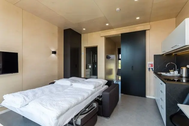 Comfort Kulübe, 1 Büyük (Queen) Boy Yatak ve Çekyat, Kısmi Deniz Manzarası