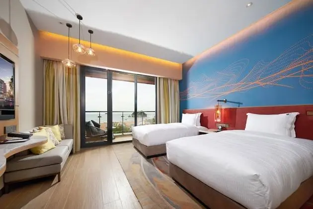 Deluxe Oda, 2 Tek Kişilik Yatak, Plaj Manzaralı (Deluxe Twin Ocean View Room)
