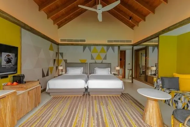 Signature Villa, 2 Tek Kişilik Yatak, Engellilere Uygun (Diamond Overwater Pool Villa - Twin)