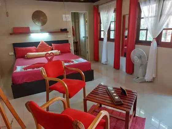 Comfort Bungalov, 1 En Büyük (King) Boy Yatak, Havuz Manzaralı