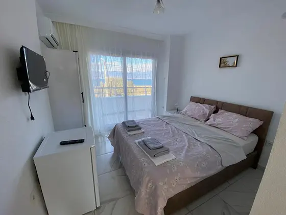 Deniz Manzarali Standard Double Cift Balkonlu Apart