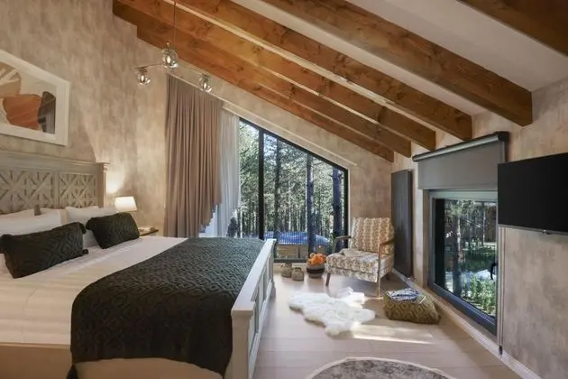 Superior Bungalow 2+1, Doğa Manzaralı, Jakuzili ve Teraslı