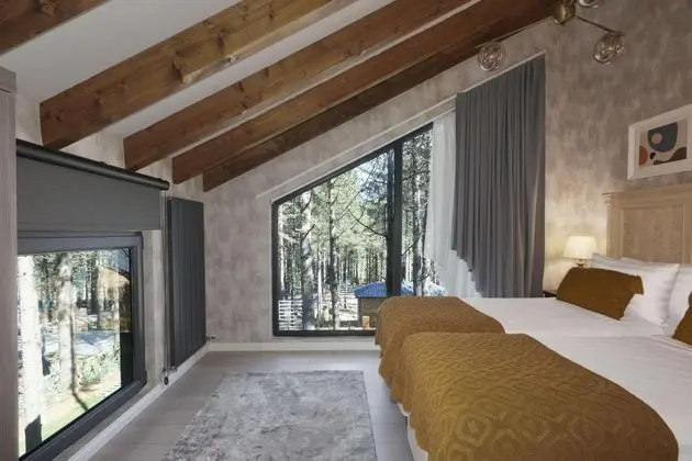 Superior Bungalow 2+1, Doğa Manzaralı, Jakuzili ve Teraslı
