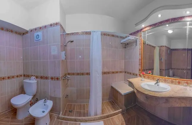 Standard Tek Büyük veya İki Ayrı Yataklı Oda, 1 Yatak Odası, Bahçe Manzaralı, Bahçeli