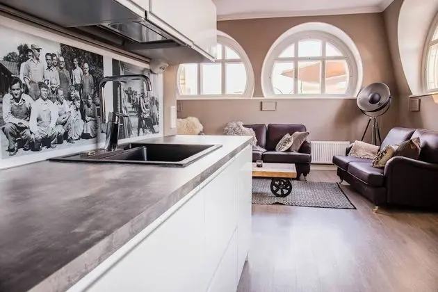 Design Süit, 2 Tek Kişilik Yatak, Sauna, Şehir Manzaralı