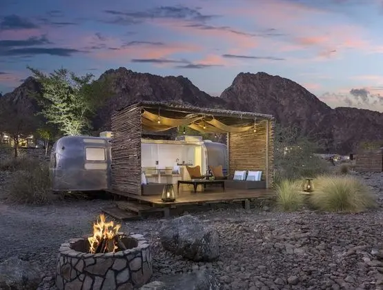 Standard Trailer with mountain view & outdoor terrace