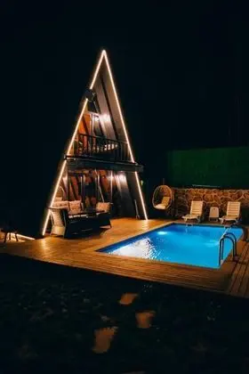 1+1 Bungalov, Isıtmalı Özel Havuzlu
