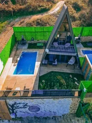 1+1 Bungalov, Isıtmalı Özel Havuzlu