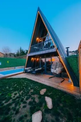 1+1 Bungalov, Isıtmalı Özel Havuzlu
