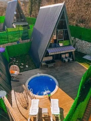 1+1 Bungalov,    , Isıtmalı Özel Havuzlu