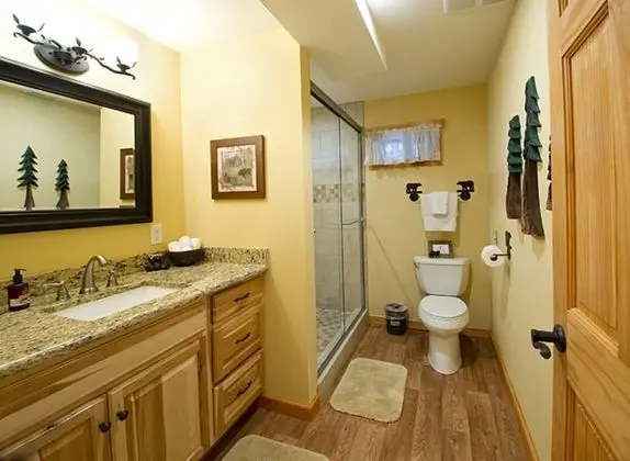Luxury Oda, 1 Büyük (Queen) Boy Yatak, Özel Banyo, Nehir Manzaralı (Black Bear Suite)