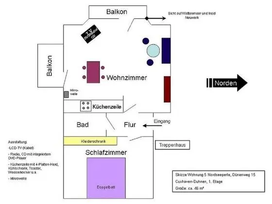 Apart Daire, 1 Yatak Odası, Balkon