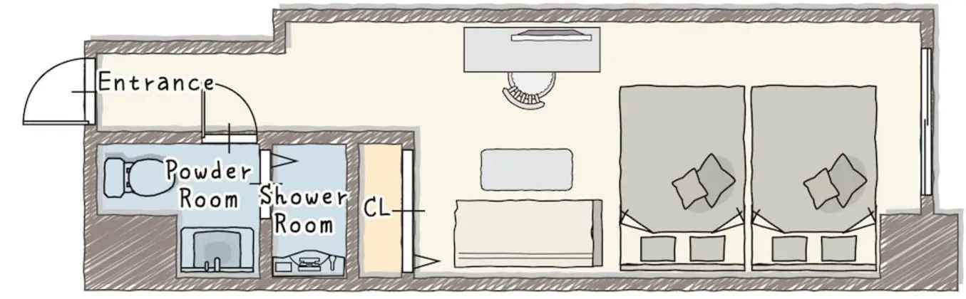 Superior İki Ayrı Yataklı Oda (with Sofa)