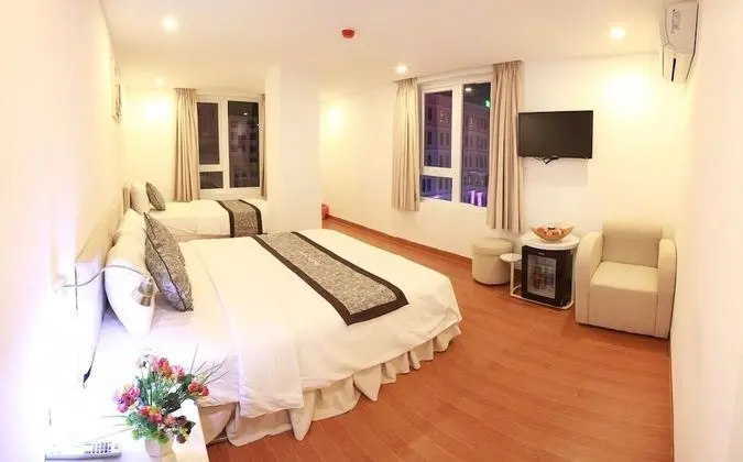 Deluxe Dört Kişilik Oda, 2 Büyük (Queen) Boy Yatak, Şehir Manzaralı
