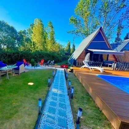 Deluxe Bungalow 2+1, Doğa Manzaralı, Isıtmalı Özel Havuzlu