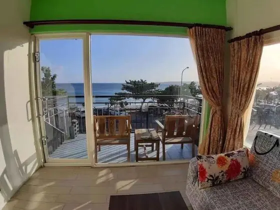 Panoramic Tek Büyük Yataklı Oda, Balkon, Plaj Kenarı