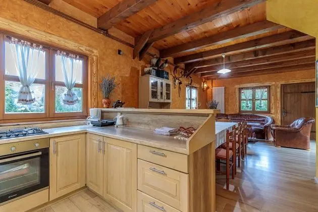 Family Dağ Evi, Birden Çok Yatak, 2 Banyolu, Bahçeli (Heated Pool Chalet Zavrh 1)