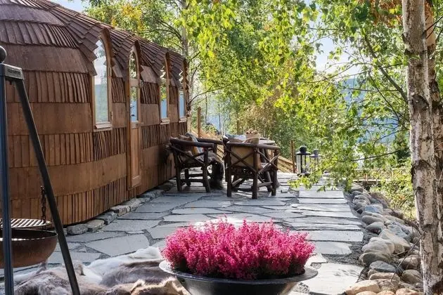 Deluxe Dağ Evi, 1 Büyük (Queen) Boy Yatak, Sauna, Göl Manzaralı