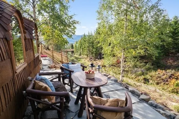 Deluxe Dağ Evi, 1 Büyük (Queen) Boy Yatak, Sauna, Göl Manzaralı