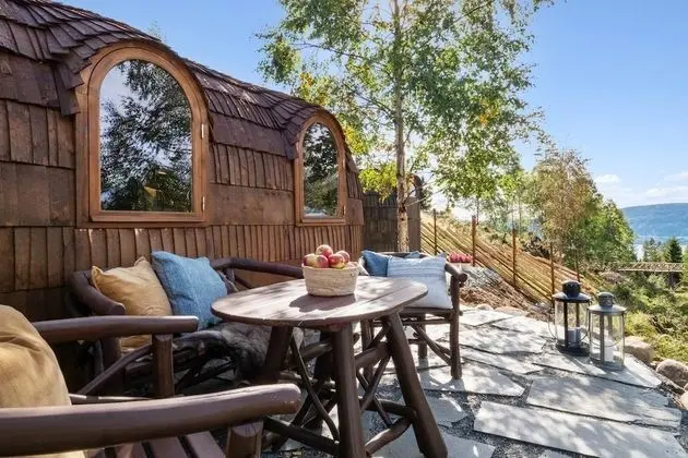 Deluxe Dağ Evi, 1 Büyük (Queen) Boy Yatak, Sauna, Göl Manzaralı