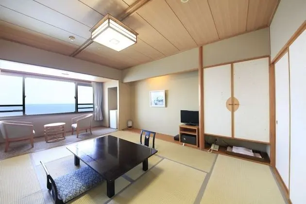 Basic Dört Kişilik Oda, Okyanus Manzaralı (Japanese Style, 8Tatami)