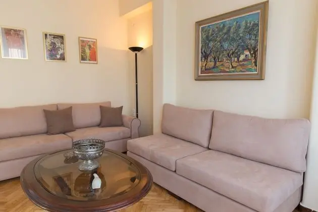 Zeus 115m2 Penthouse Apartment - Balcony with Acropolis View