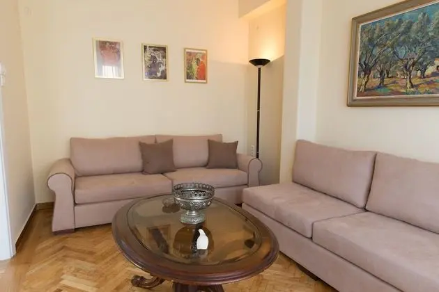 Zeus 115m2 Penthouse Apartment - Balcony with Acropolis View