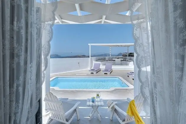 Villa, 3 Yatak Odası, Kişiye Özel Havuzlu, Deniz Manzaralı (Caldera)