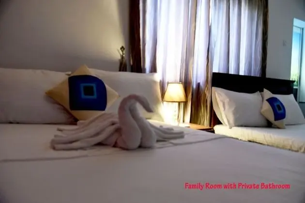 Family Dört Kişilik Oda, 1 Yatak Odası, Bahçe Manzaralı