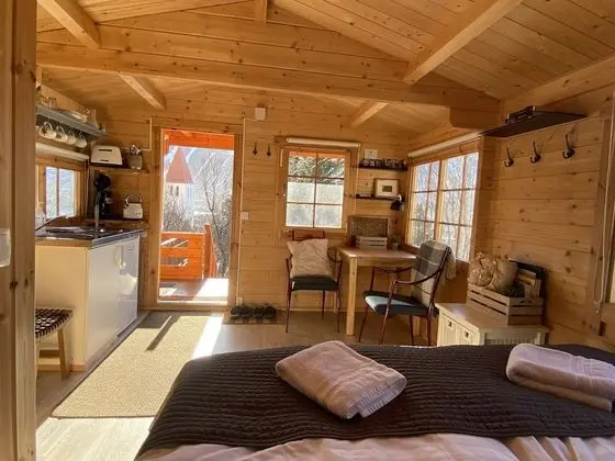 Private Cottage, 1 King Bed, Hot Tub, Mountain View